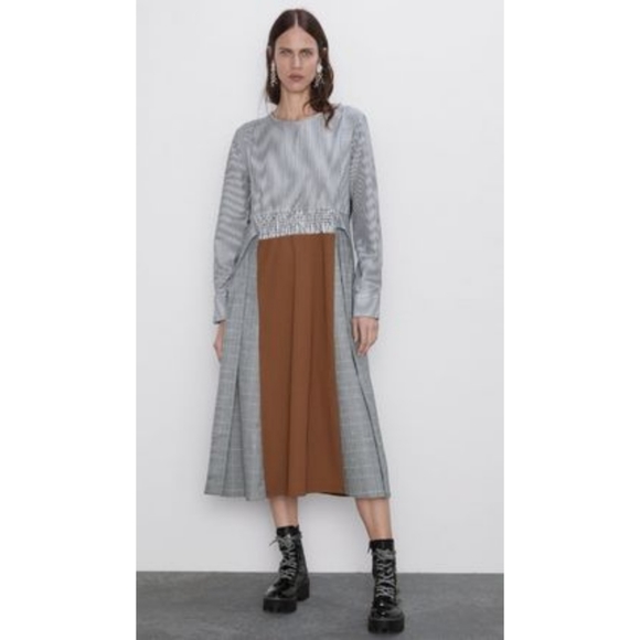 Zara Dresses & Skirts - Zara Mix Media Midi Dress